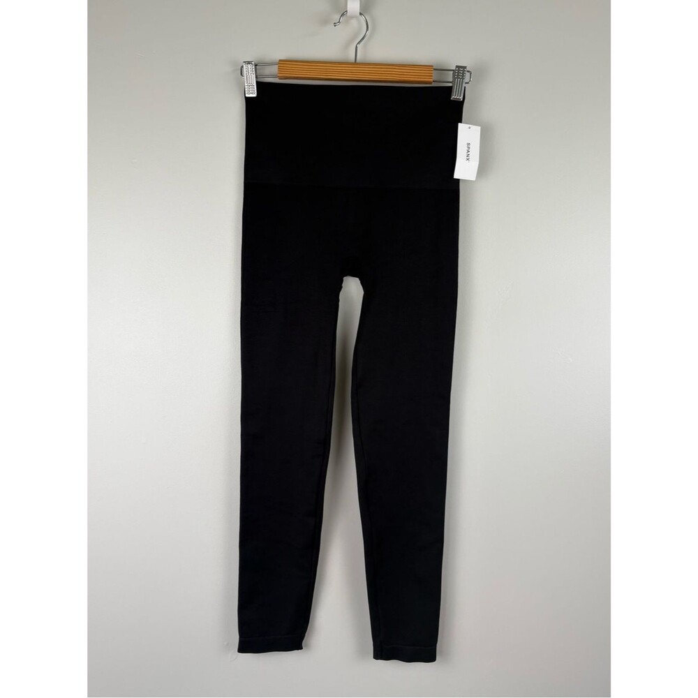 NWT Spanx EcoCare Ankle Leggings Very Black Women's Size Large 20344R